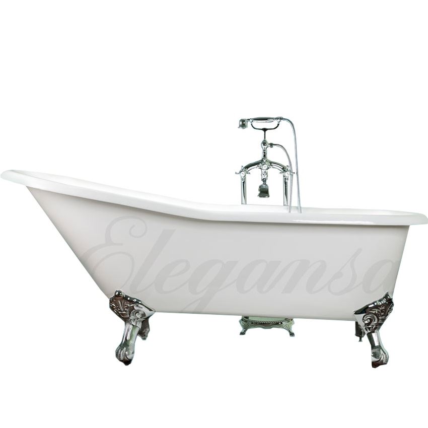 Отдельностоящая чугунная  ванна Elegansa 170х75