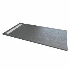 Душевой поддон RGW Stone Tray 110*80*2,5 прямоугольный графит с дизайн-решеткой