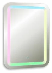 Зеркало Silver Mirrors Мальта RGB 55*80 с Led-подсветкой сенсорный выключатель