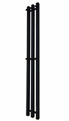 Электрический полотенцесушитель Маргроид BAU Inaro III 12*120 R квадратный профиль черный матовый RAL 9005